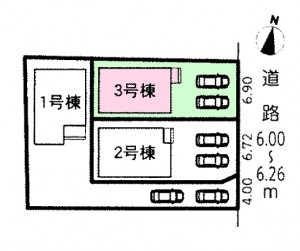 半田市大高町　配置図3